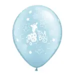 Latexballon mit Motiv It’s a Boy – Blau