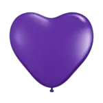 Latexballon Herzform – Lila
