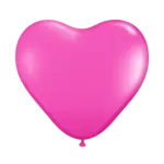 Latexballon Herzform – Pink