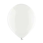 Latexballon Kristall – Transparent | Reinweiß