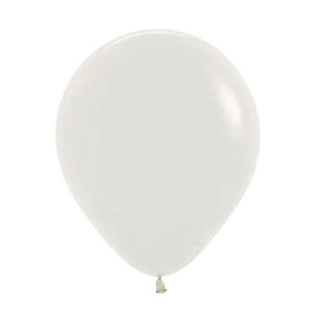 Creme-grauer Pastell-Latexballon in klassischer Tropfenform