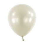 Latexballon Metallic – Weiß | Kalt Weiß