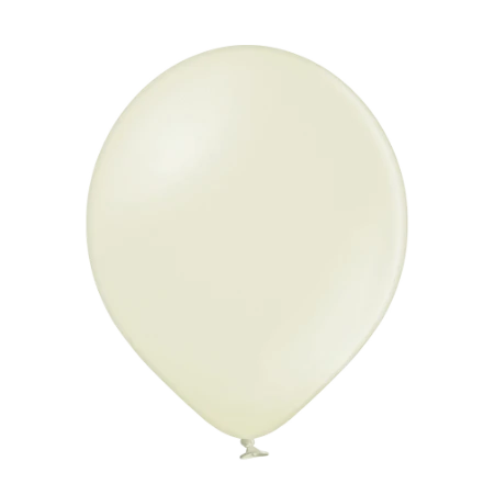 Latexballon in Tropfenform in Metallic Elfenbein