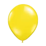 Latexballon Metallic – Gelb | Citringelb
