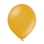 Latexballon Metallic – Gold | Goldgelb