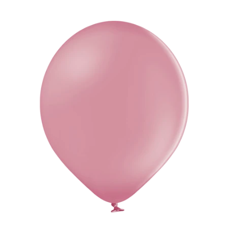 Wildrosafarbener Pastell-Latexballon in klassischer Tropfenform