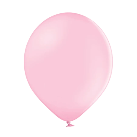 Pinker Pastell-Latexballon in klassischer Tropfenform