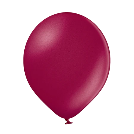 Latexballon in Tropfenform in Metallic Pflaume