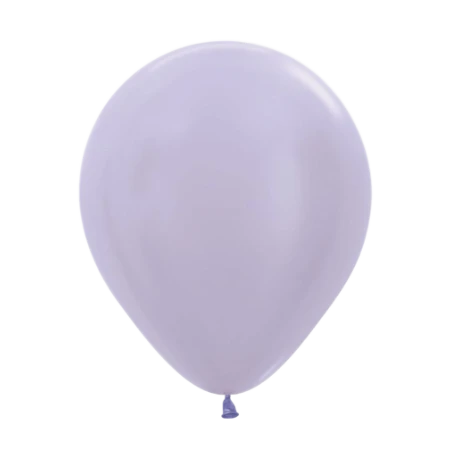 Latexballon in Tropfenform in Metallic Flieder