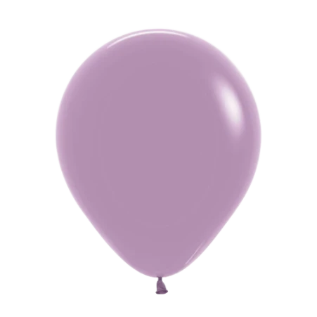 Grau-lila Pastell-Latexballon in klassischer Tropfenform