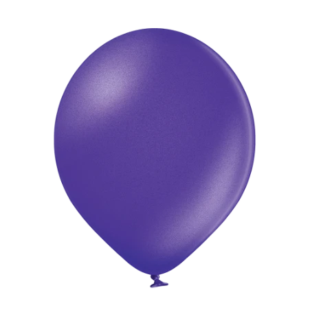 Latexballon in Tropfenform in Metallic Lila