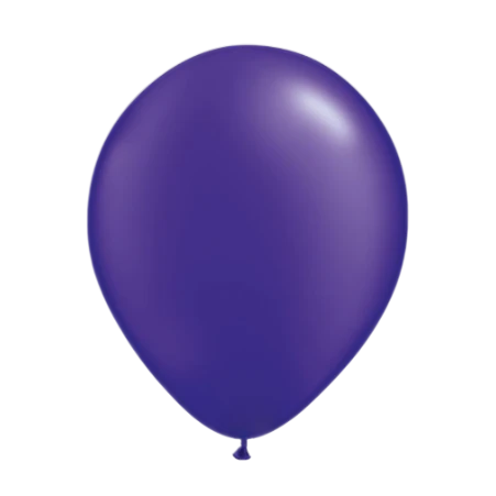 Latexballon in Tropfenform in Metallic Quarz Lila