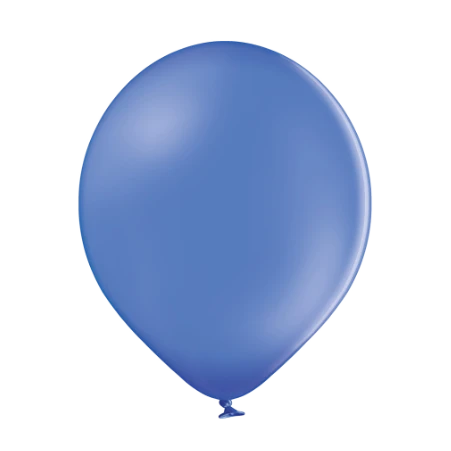 Kornblumenblauer Pastell-Latexballon in klassischer Tropfenform
