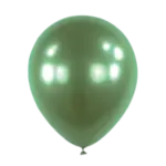 Latexballon Metallic – Grün | Palmblatt