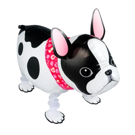Airwalker-Folienballon in Form einer Bulldogge