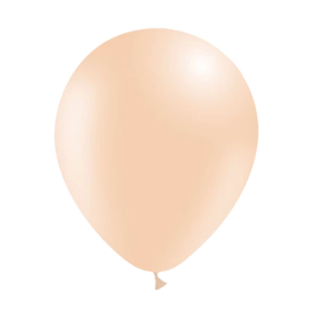 Hautfarbener beiger Latexballon in klassischer Tropfenform