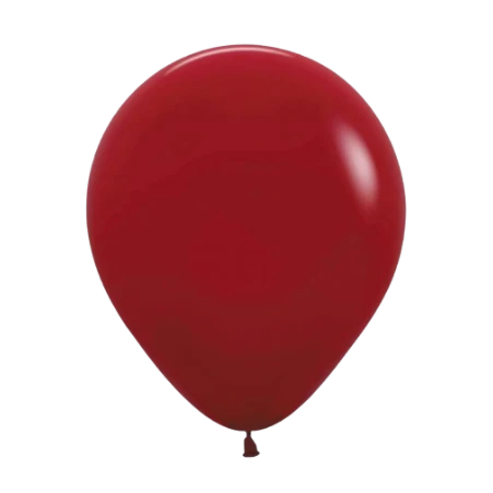 Imperialroter Latexballon in klassischer Tropfenform