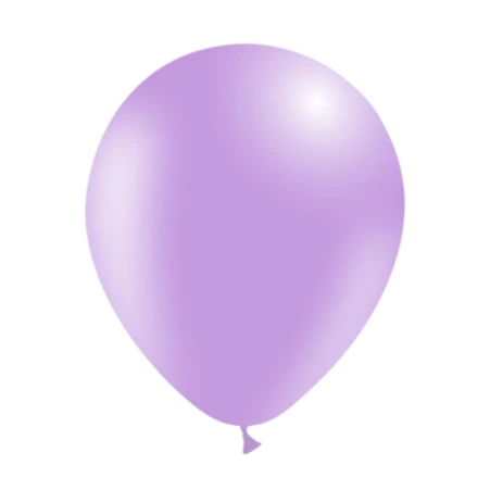 Lavendelfarbener Latexballon in klassischer Tropfenform