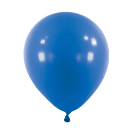 Ozeanblauer Latexballon in klassischer Tropfenform