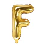 Folienballon Buchstabe – F | Gold