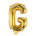 Folienballon Buchstabe – G | Gold