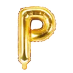 Folienballon Buchstabe – P | Gold