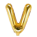 Folienballon Buchstabe – V | Gold