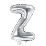 Folienballon Buchstabe – Z | Silber