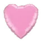 Folienballon Herz – Rosa | Pastell Hellrosa