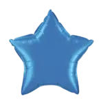 Folienballon Stern – Blau | Mittelblau