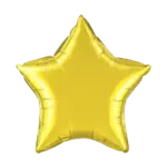 Folienballon Stern – Gelb | Zitronengelb