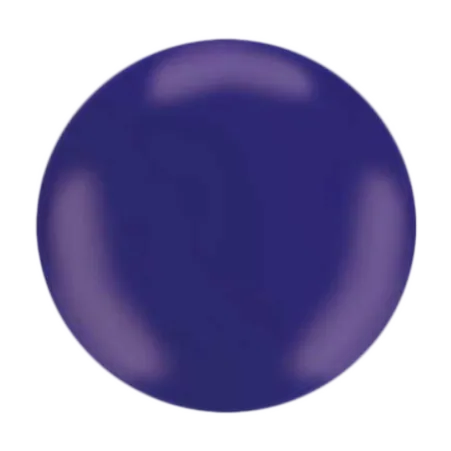 Nachtblauer Latex-Kugelballon in annähernd kugeliger Form