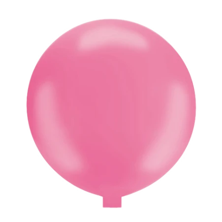 Pastellrosa Latex-Riesenballon mit matter Oberfläche