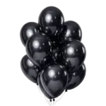 Ballonstrauß Spiegelglanz – Latexballons mit Mirror Effect | Schwarz