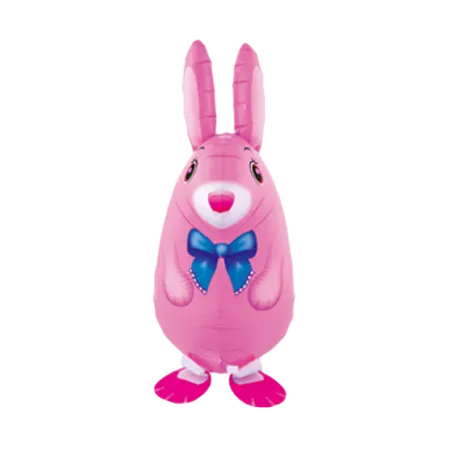 Airwalker Ballon – Pinker Hase | Schwebender Begleiter