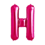 Folienballon Buchstabe – H | Pink