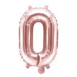 Folienballon Buchstabe – O | Roségold