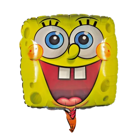 Folienballon in Form von SpongeBobs Kopf