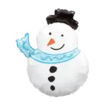Folienballon Ganzkörperfigur – Schneemann mit Schal