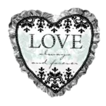Folienballon Riesenherz – Love Always And Forever