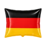 Folienballon Eckig – Deutschland Flagge