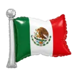 Folienballon Eckig – Mexiko Flagge