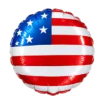 Folienballon Rund – USA Flagge