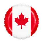 Folienballon Rund – Kanada Flagge