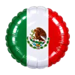 Folienballon Rund – Mexiko Flagge