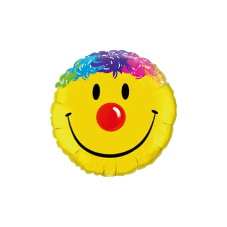 Folienballon Smiley - Clown Klein | Kindergeburtstg