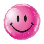 Folienballon Smiley – Klassisch Pink