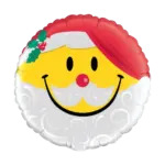 Folienballon Smiley – Weihnachtsmann