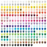 Latexballon Klassische Tropfenform – 300 Farben