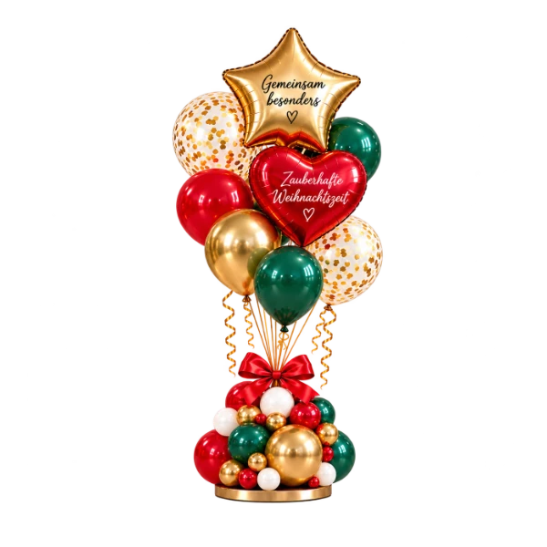 Ballonstrauß Organic Style – Weihnachten